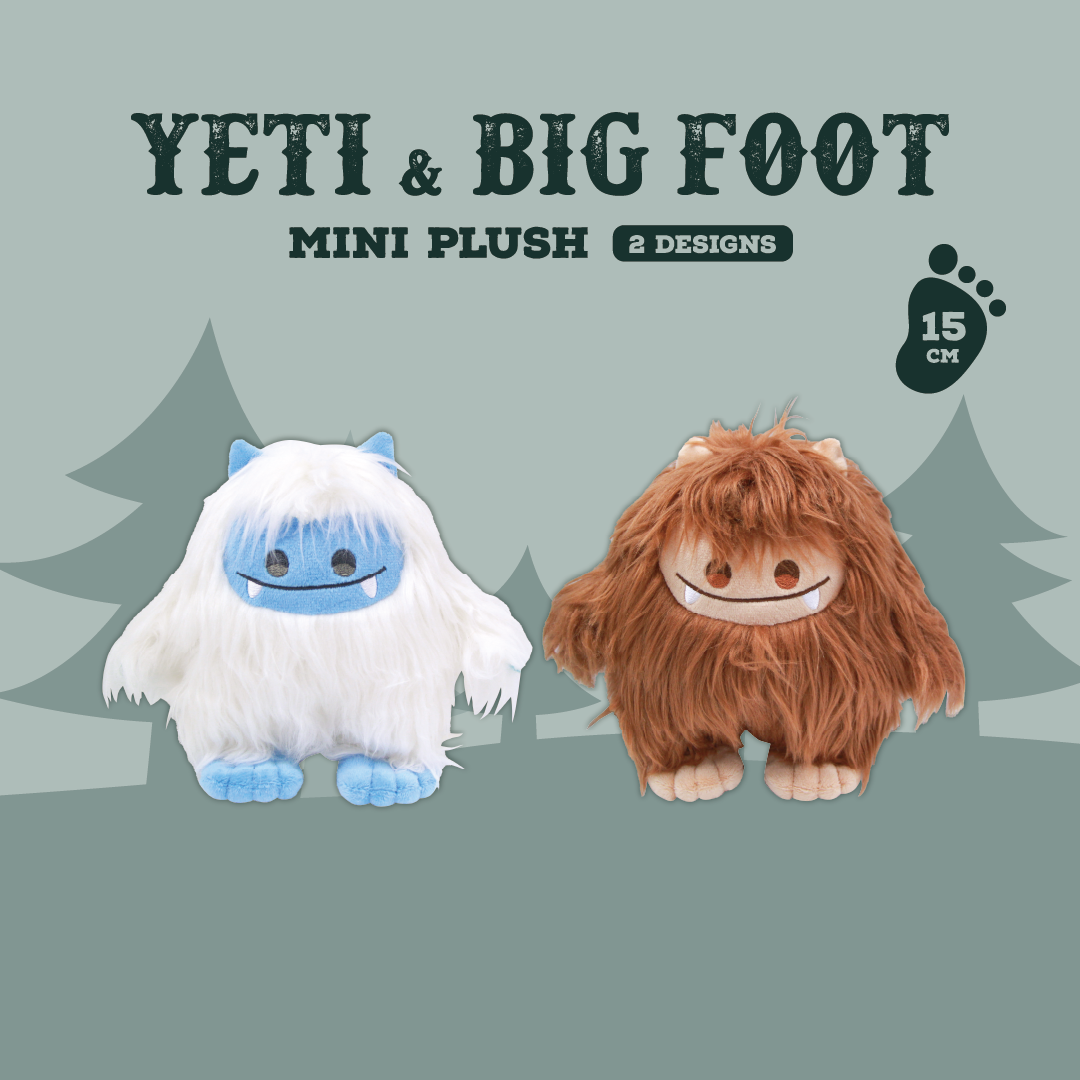 Yeti & Big Foot MINI Plush
