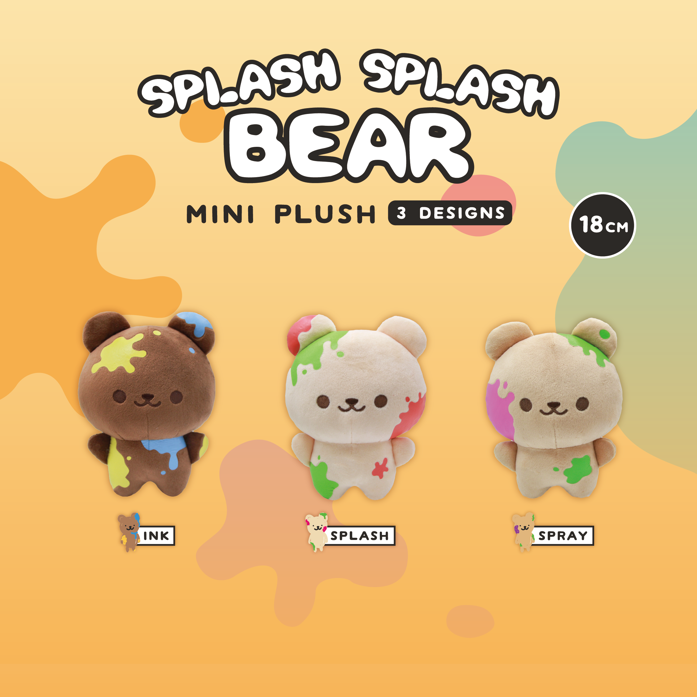 Splash Splash Bear MINI Plush